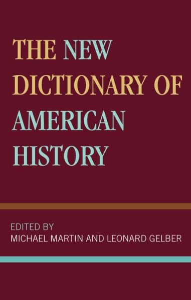 Cover for Michael Rheta Martin · The New Dictionary of American History (Paperback Book) (1965)