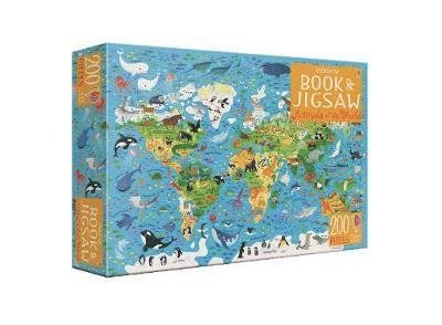 Usborne Book and Jigsaw Animals of the World - Usborne Book and Jigsaw - Sam Smith - Livros - Usborne Publishing Ltd - 9781474969420 - 3 de outubro de 2019