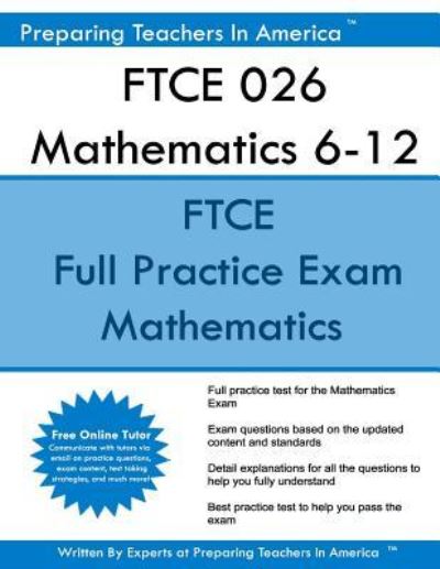 Cover for Preparing Teachers In America · FTCE 026 Mathematics 6-12 (Paperback Book) (2016)