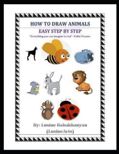 Cover for Lusine Babakhanyan · How to Draw Animals (Pocketbok) (2017)