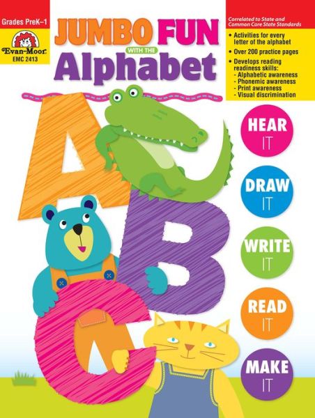 Cover for Evan-moor Educational Publishers · Jumbo Fun with the Alphabet (Revised) (Paperback Book) (2009)