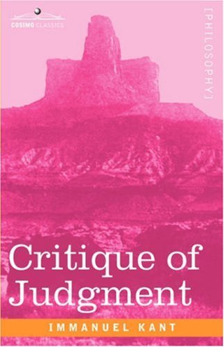 Cover for Immanuel Kant · Critique of Judgment (Cosimo Classics) (Paperback Book) (2007)