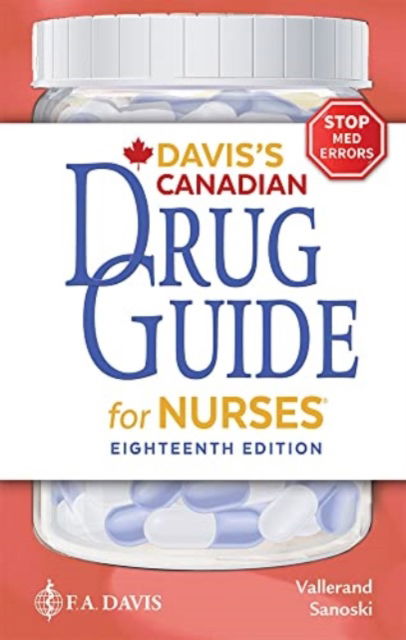 Cover for April Hazard Vallerand · Davis's Canadian Drug Guide for Nurses (Pocketbok) [18 Revised edition] (2022)