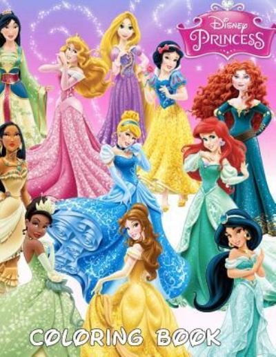 Cover for Linda Johnson · Princesses Coloring Book (Paperback Bog) (2018)