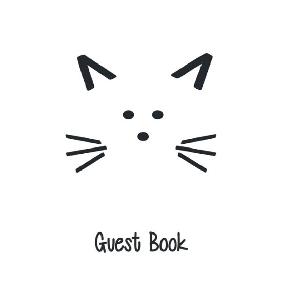 Cover for Lollys Publishing · Cat Guest Book, Guests Comments, B&amp;B, Visitors Book, Vacation Home Guest Book, Beach House Guest Book, Comments Book, Visitor Book, Holiday Home, Retreat Centres, Family Holiday Guest Book (Hardback) (Hardcover Book) (2017)