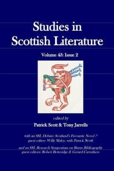 Studies in Scottish Literature 43 - Patrick Scott - Livros - Createspace Independent Publishing Platf - 9781981753420 - 20 de janeiro de 2018