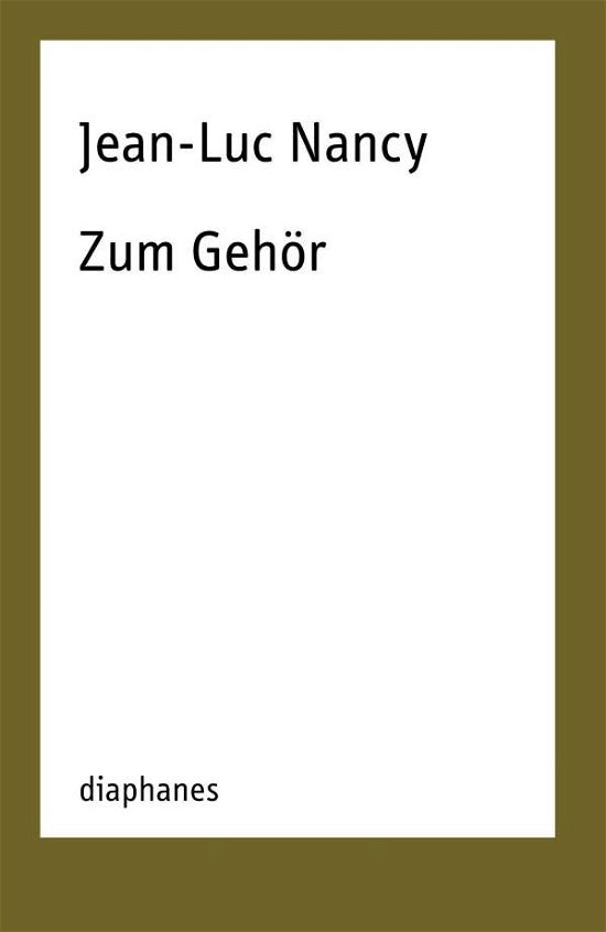 Cover for Nancy · Zum Gehör (Book)