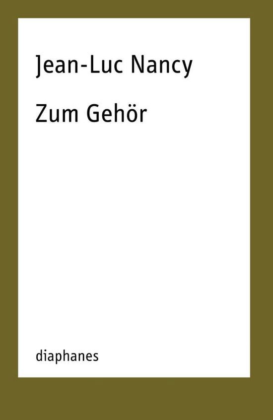 Zum Gehör - Nancy - Books -  - 9783037348420 - 