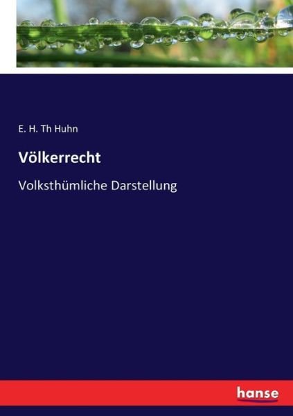 Cover for Huhn · Völkerrecht (Bog) (2017)