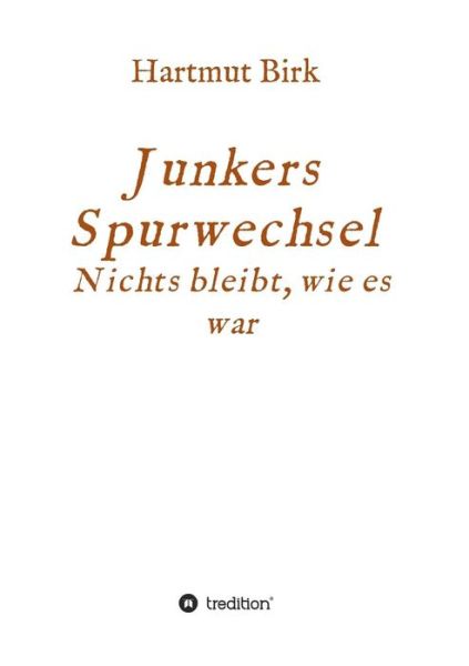 Cover for Birk · Junkers Spurwechsel (Book) (2019)