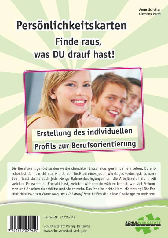 Cover for Scheller · Persönlichkeitskarten &quot;Finde r (Book)