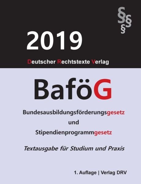 Cover for Drv · BaföG (Bog) (2019)