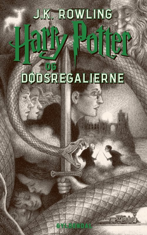 Cover for J. K. Rowling · Harry Potter: Harry Potter 7 - Harry Potter og Dødsregalierne (Sewn Spine Book) [6th edition] (2018)
