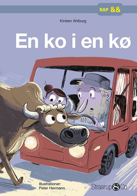 Cover for Kirsten Ahlburg · Rap: En ko i en kø (Innbunden bok) [1. utgave] (2023)