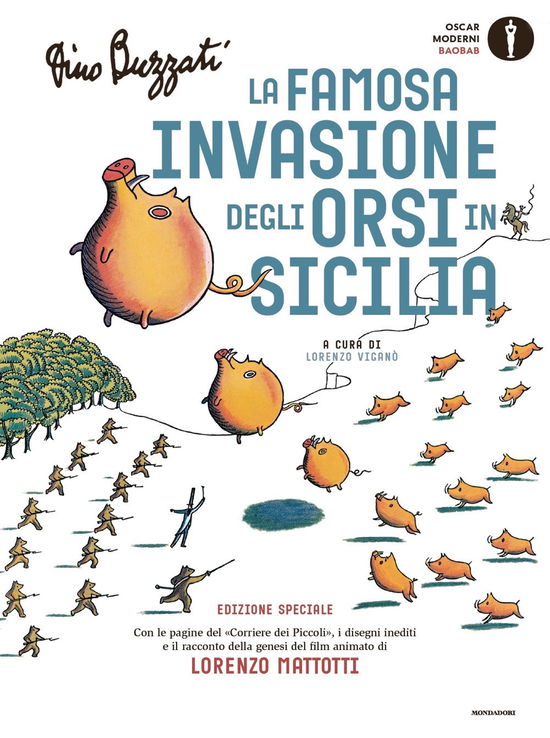 Cover for Dino Buzzati · La Famosa Invasione Degli Orsi In Sicilia. Ediz. Speciale (Book)