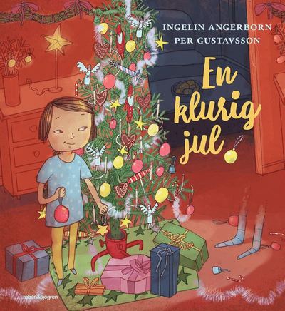 Cover for Ingelin Angerborn · Adventsbok: En klurig jul : julsaga i 24 kapitel (Bound Book) (2018)