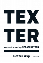 Cover for Petter Asp · Texter om, och omkring, straffrätten (Paperback Book) (2018)