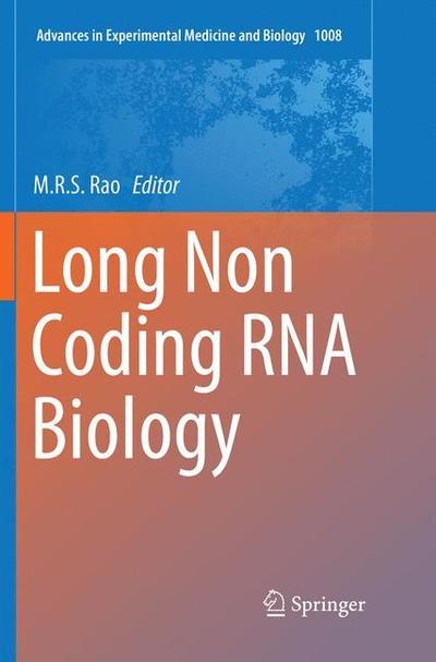 Long Non Coding RNA Biology - Advances in Experimental Medicine and Biology -  - Books - Springer Verlag, Singapore - 9789811353420 - December 12, 2018