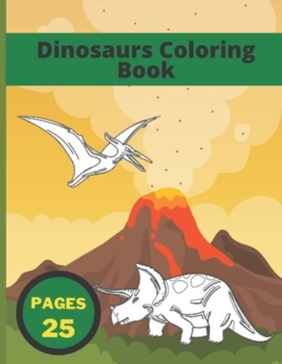 Cover for Blue Lightning · Dinosaurs Coloring Book (Pocketbok) (2021)