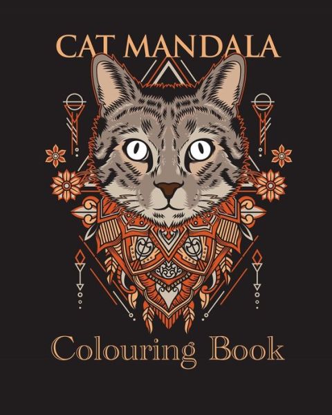 Cover for Chroma Creations · Cat Mandala Colouring Book: Mandala patterned cats to colour. For Adults or Older Children (Pocketbok) (2021)