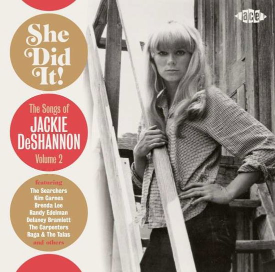 Cover for Jackie Deshannon · She Did It! The Songs Of Jackie Deshannon Volume 2 (CD) (2014)