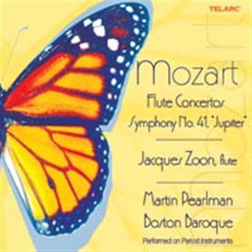 Cover for Boston Baroque / Pearlman · Mozart: Flute Concertos (CD) (1990)