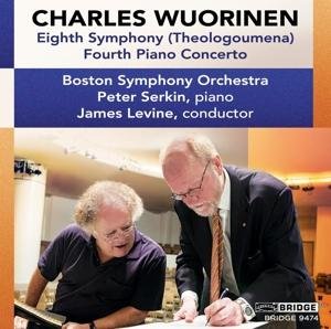 Cover for Wuorinen / Serkin / Boston Symphony Orch · Wuorinen: Eighth Symphony &amp; Fourth Piano Concerto (CD) (2016)