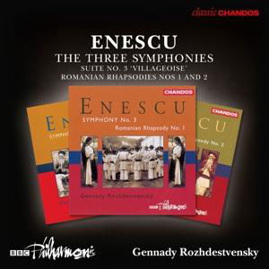 Three Symphonies - G. Enescu - Música - CHANDOS - 0095115198421 - 22 de junio de 2017