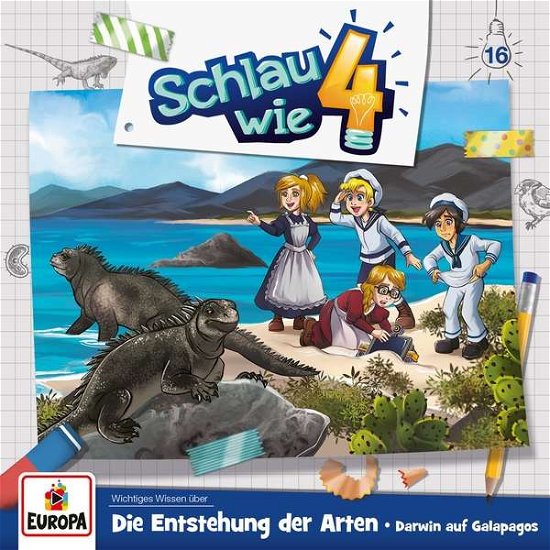 Cover for Schlau Wie Vier · 016/die Entstehung Der Arten Darwin Auf (CD) (2020)