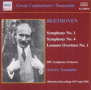 TOSCANINI: Beethoven - Toscanini,arturo / Bbc So - Musik - Naxos Historical - 0636943185421 - 23. september 2002