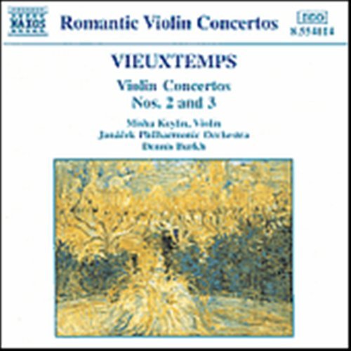Violin Concertos 2&3 - H. Vieuxtemps - Musik - NAXOS - 0636943411421 - 11. december 1997