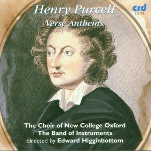 Cover for Henry Purcell / New College Oxford / Higginbottom · Henry Purcell: Verse Anthems - Choir New College Oxford (CD) (2018)