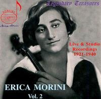 Cover for Tchaikovsky / Morini / Ny Phil Orch / Stravinsky · Erica Morini 2 (1921-1940) (CD) (2000)