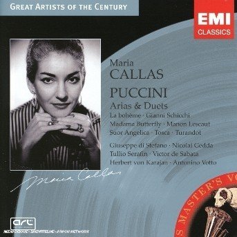 Cover for Maria Callas · Puccini: Arias &amp; Duets (CD) (2013)