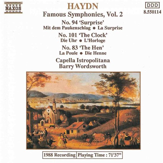 Cover for Haydn / Wordsworth · Symphonies 83, 94 &amp; 101 (CD) (1992)
