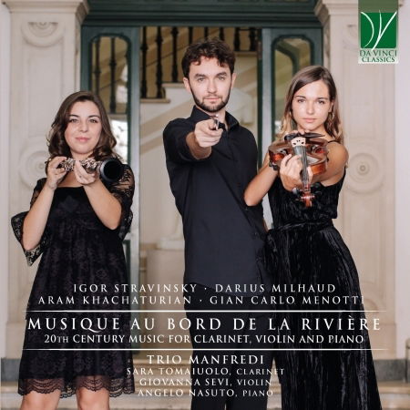 Cover for Trio Manfredi · Stravinsky, Milhaud, Khachaturian, Menotti (CD) (2022)