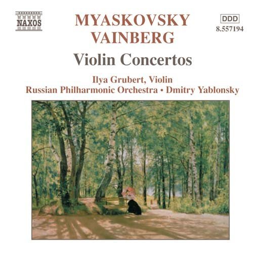 Violin Concertos - Myaskovsky / Vainberg / Grubert / Yablonsky - Muziek - NAXOS - 0747313219421 - 20 januari 2004