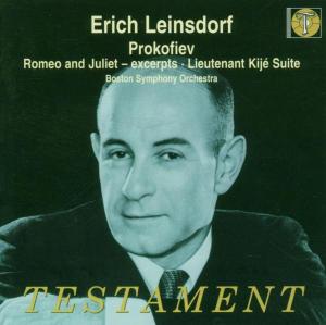 Cover for Leinsdorf Erich / Boston Symphony Orches · Romeo &amp; Julie Uddrag Testament Klassisk (CD) (2005)