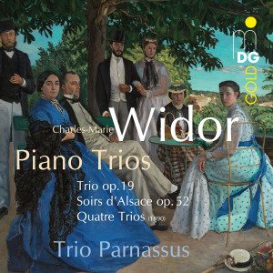 Trio Op 19 / Soirs D'alsace Op 52 / 4 Pieces - Widor / Trio Parnassus - Musik - MDG - 0760623179421 - 9. april 2013