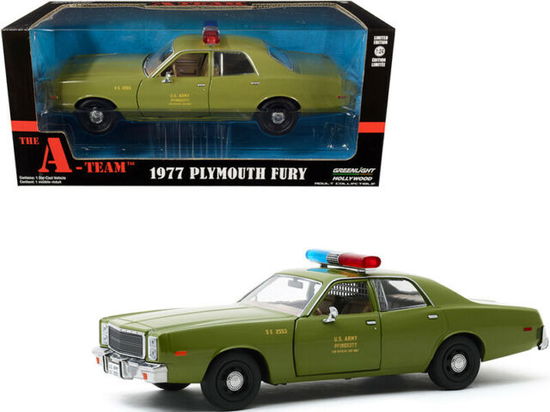 Cover for Greenlight · Greenlight Collectibles - 1/24 The A-Team - 1977 Plymouth Fury U.S (Toys)