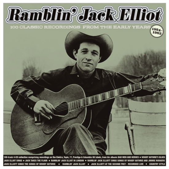 100 Classic Recordings 1954-62 - Ramblin Jack Elliot - Music - ACROBAT - 0824046717421 - July 7, 2023