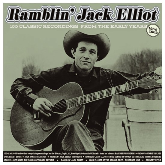 Cover for Ramblin Jack Elliot · 100 Classic Recordings 1954-62 (CD) (2023)