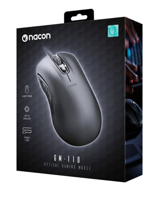 Cover for Pc DVD Rom · NACON OPTICAL GAMING MOUSE 110 Black (PS4) (2019)