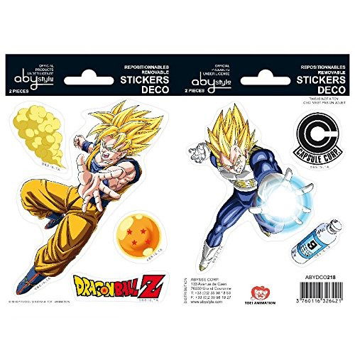 Cover for Dragon Ball Z: ABYstyle · DRAGON BALL - Stickers - 16x11cm / 2 Sheets - DBZ/ (MERCH) (2019)