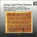 Cover for Volker Banfield · Ligeti: Etudes for Piano Book 1. Messiaen. Vingt (CD) (1987)