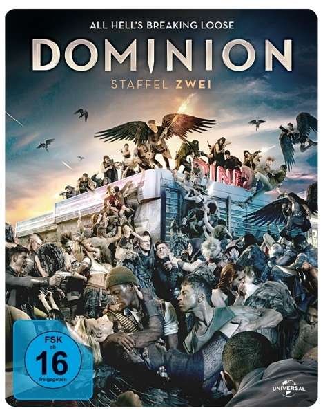 Cover for Dominion · Staffel 2-all Hells Breaking Loose (Blu-ray) (2016)