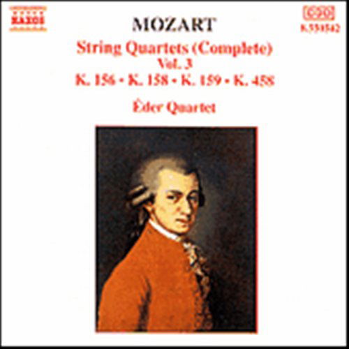 Mozart String Quartets V - Eder Quartet - Muziek - NAXOS - 4891030505421 - 31 december 1993