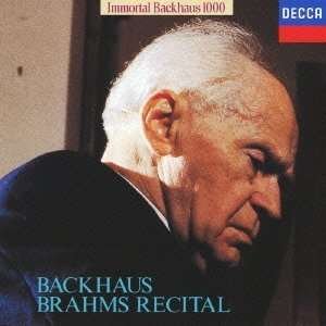 Cover for Wilhelm Bachhaus · Brahms Recital (CD) [Limited edition] (2015)