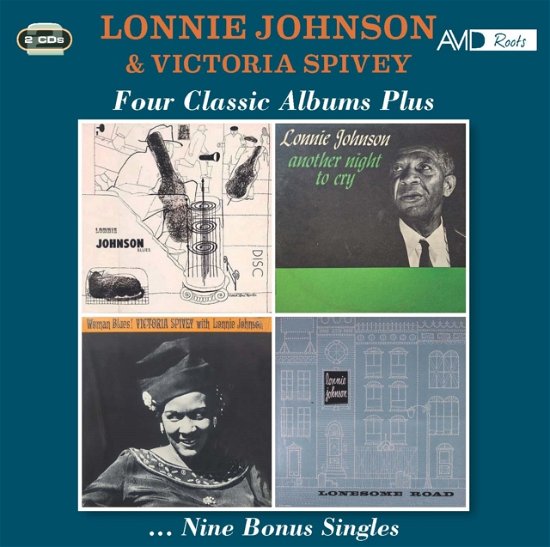 Cover for Lonnie Johnson / Victoria Spivey · Four Classic Albums Plus (CD) (2024)