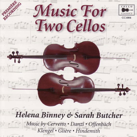 Cover for Binney, Helena / Sarah Butcher · Music For Two Cellos (CD) (2002)